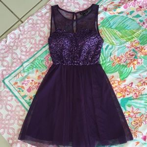 Purple dress